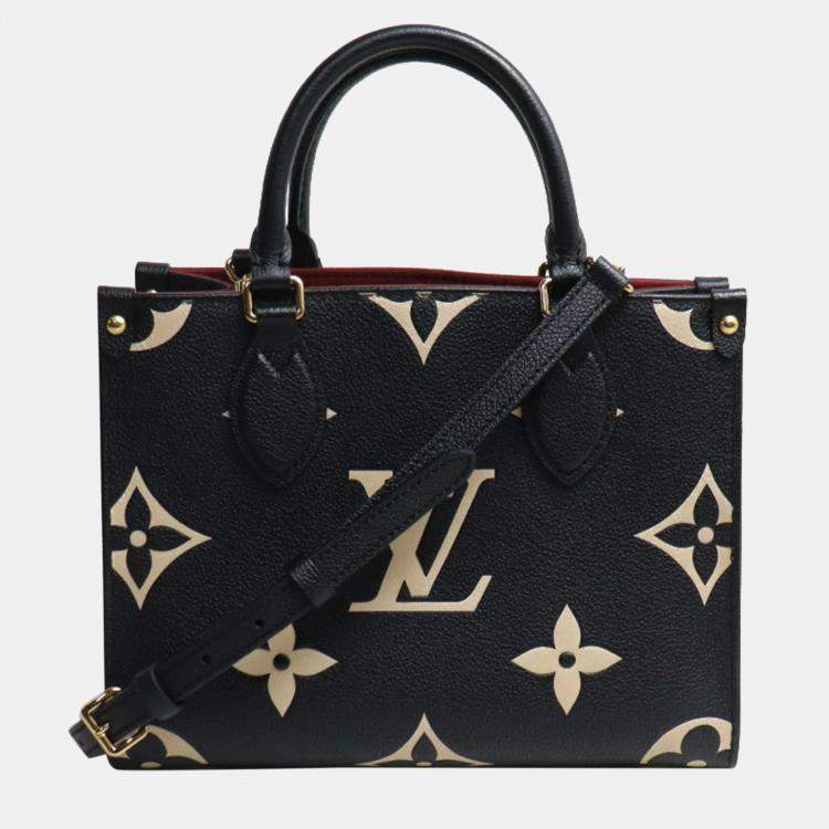 Louis Vuitton Monogram Empreinte Black On the Go PM Shoulder Bag