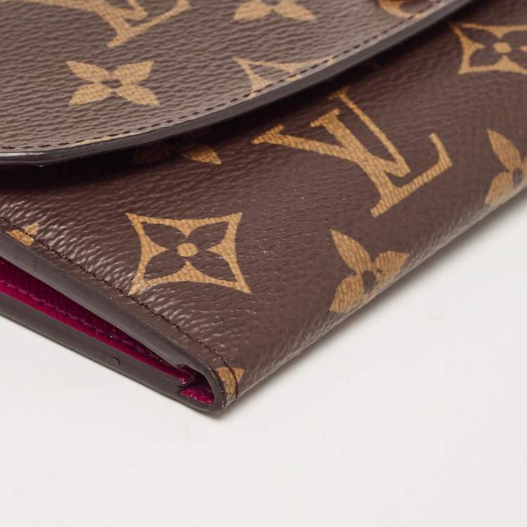 Pre Owned Louis Vuitton Monogram Canvas Emilie Wallet