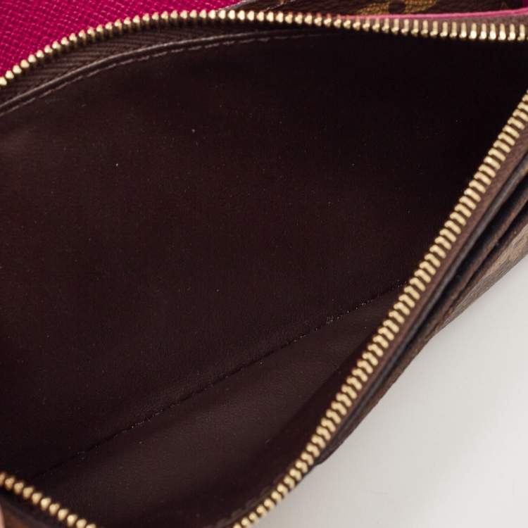 Pre Owned Louis Vuitton Monogram Canvas Emilie Wallet
