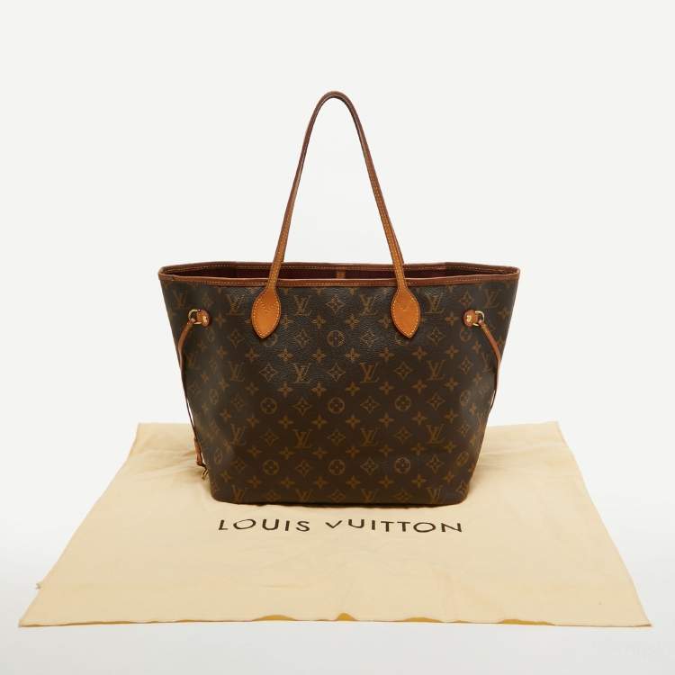 Pre Owned Louis Vuitton Monogram Canvas Neverfull MM Bag