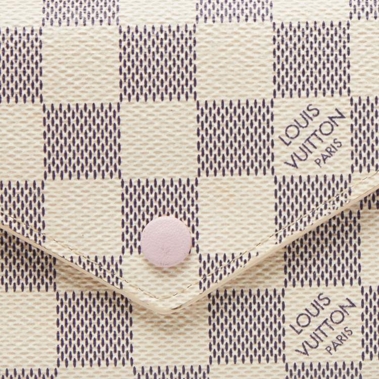 مملوكة مسبقًا Louis Vuitton Damier Azur Canvas Victorine Wallet