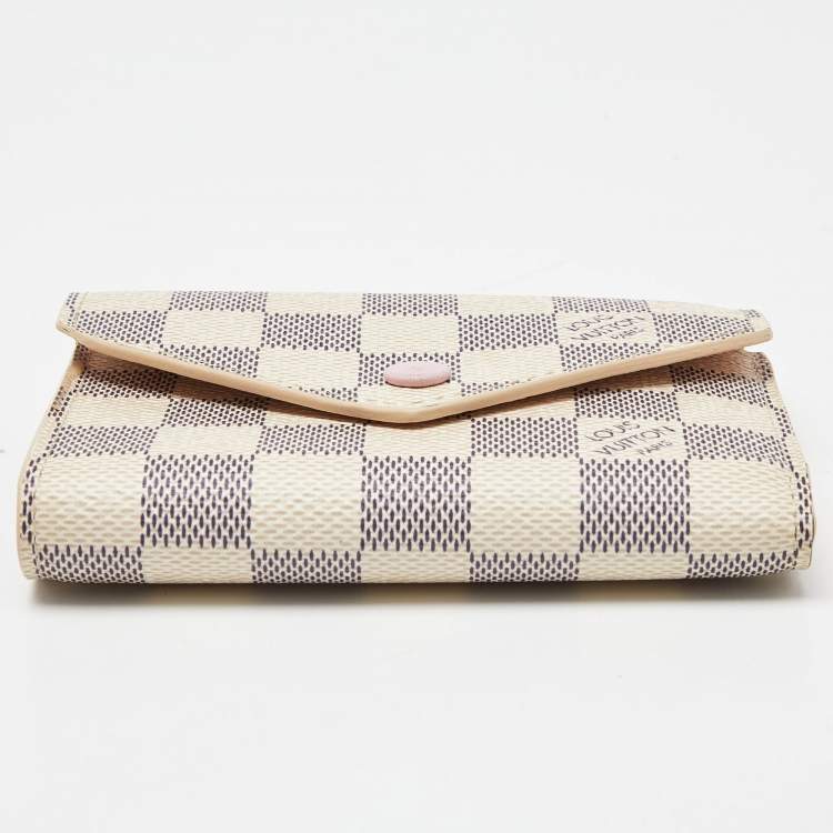 مملوكة مسبقًا Louis Vuitton Damier Azur Canvas Victorine Wallet