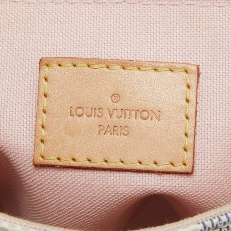Pre Owned Louis Vuitton Damier Azur Canvas Croisette Bag