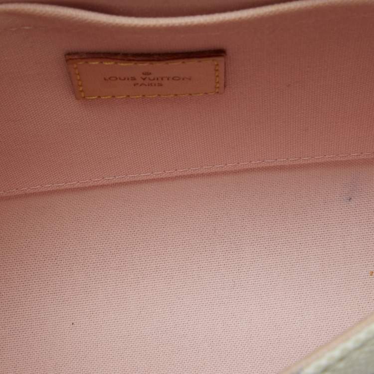 Pre Owned Louis Vuitton Damier Azur Canvas Croisette Bag
