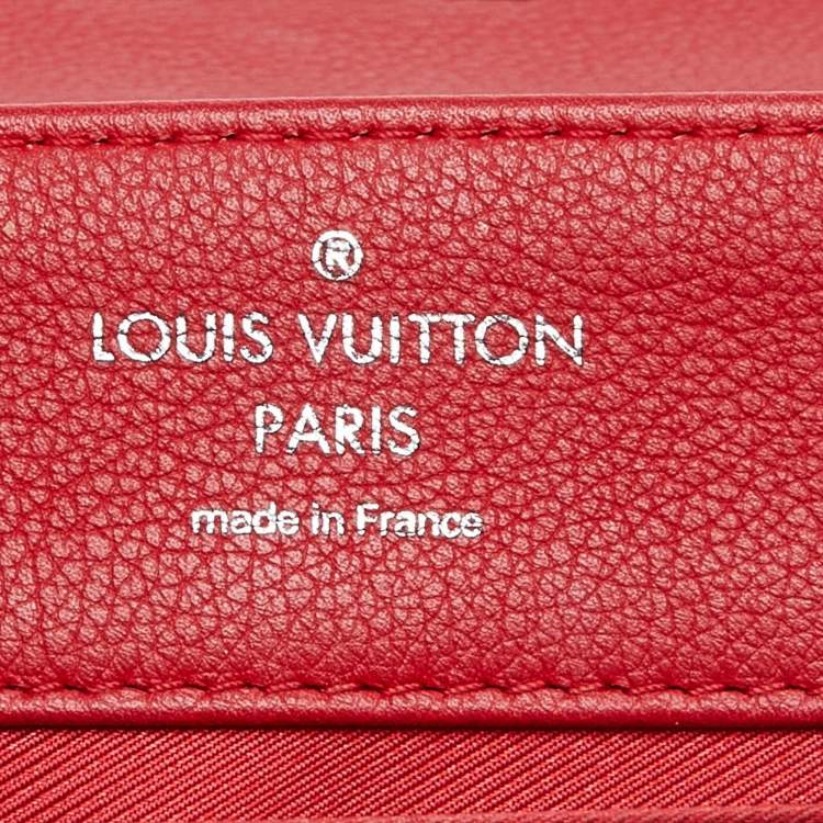 Pre Owned Louis Vuitton Rubis Leather Lockme II Bag