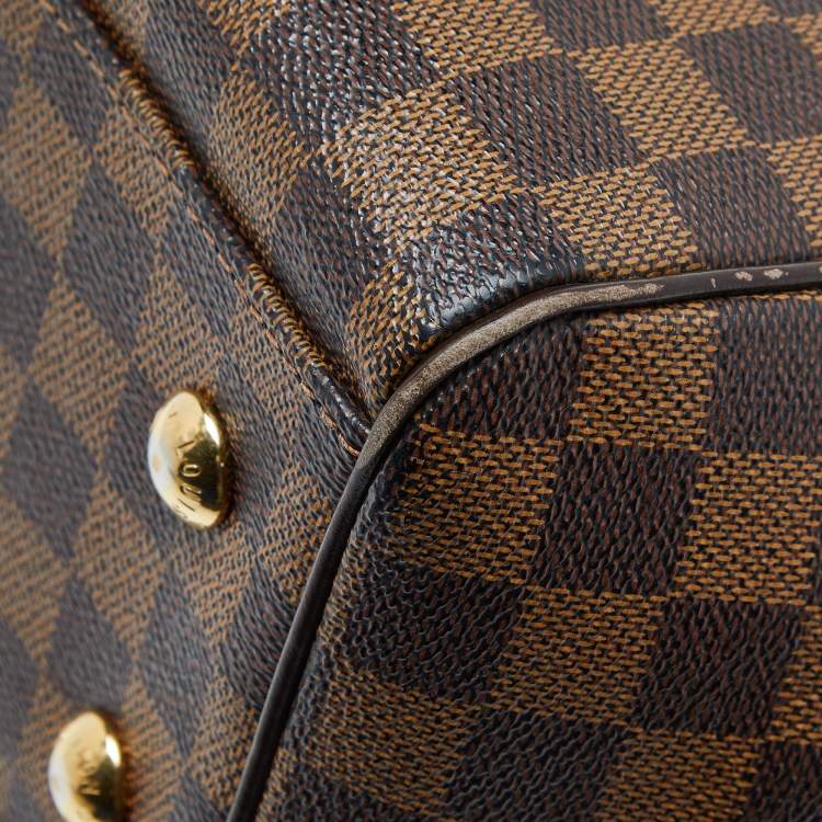 Pre Owned Louis Vuitton Damier Ebene Canvas Trevi PM Bag