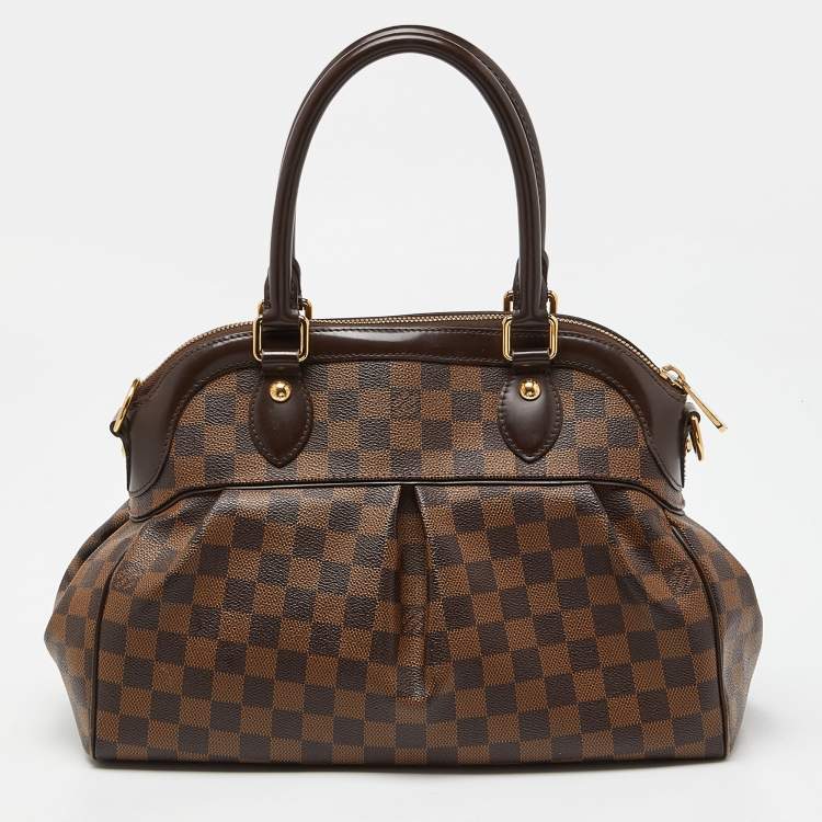 Pre Owned Louis Vuitton Damier Ebene Canvas Trevi PM Bag