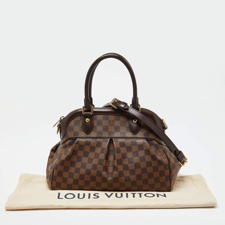 Pre Owned Louis Vuitton Damier Ebene Canvas Trevi PM Bag