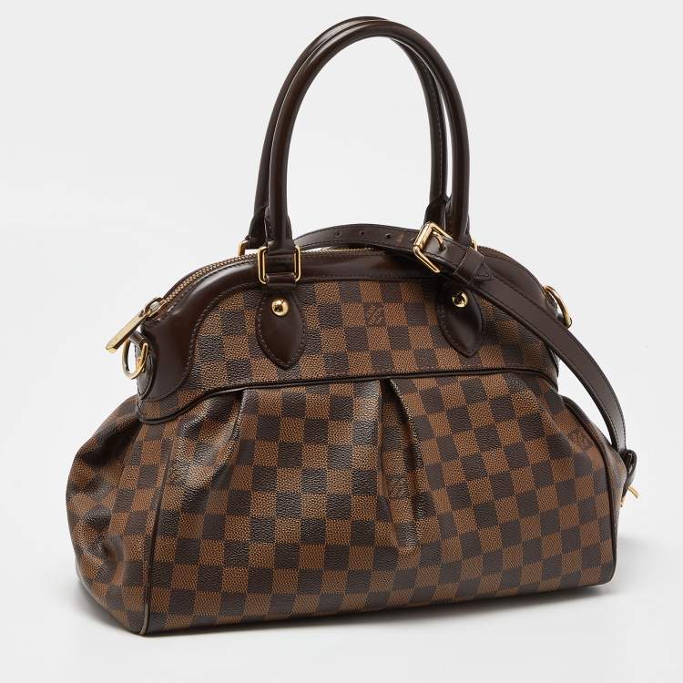 Pre Owned Louis Vuitton Damier Ebene Canvas Trevi PM Bag