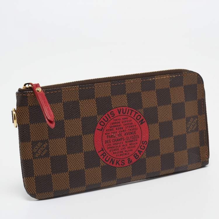 Pre Owned Louis Vuitton Damier Canvas Limited Edition Complice Trunks and Bags Wallet