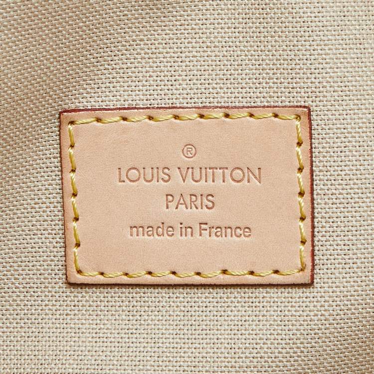 Pre Owned Louis Vuitton Damier Azur Canvas Figheri GM Bag