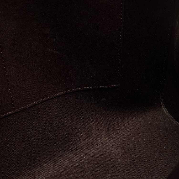 Pre Owned Louis Vuitton Amarante Monogram Vernis Brea MM Bag