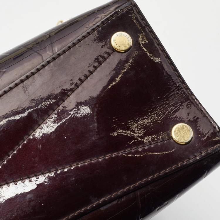 مملوكة مسبقًا Louis Vuitton Amarante Monogram Vernis Virginia MM Bag              