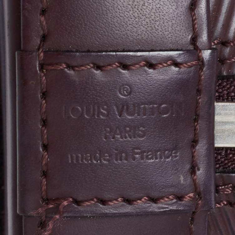 مملوكة مسبقًا Louis Vuitton Quetsche Epi Leather Alma BB Bag