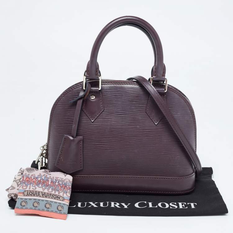 مملوكة مسبقًا Louis Vuitton Quetsche Epi Leather Alma BB Bag