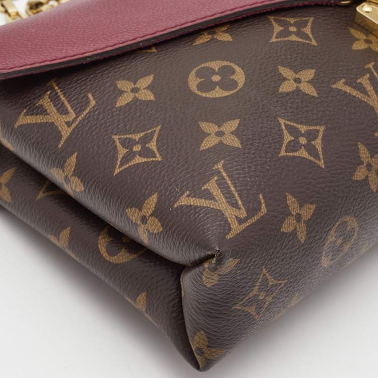 Pre Owned Louis Vuitton Monogram Canvas and Leather Pallas Chain Bag