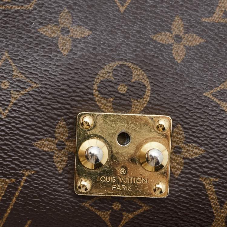 Pre Owned Louis Vuitton Monogram Canvas and Leather Pallas Chain Bag