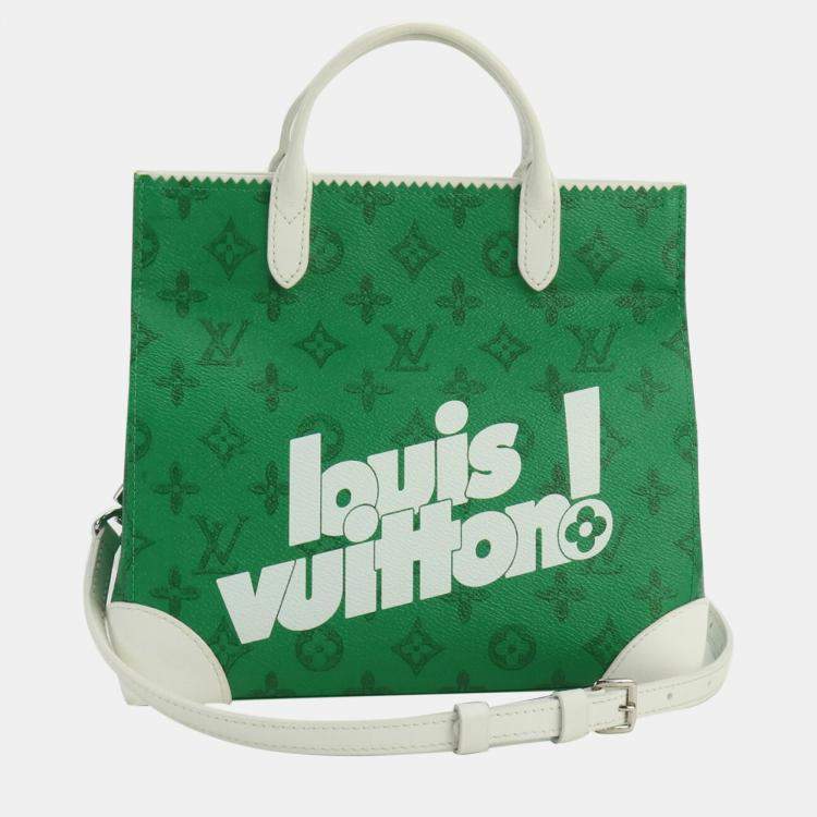 Green louis store vuitton bag