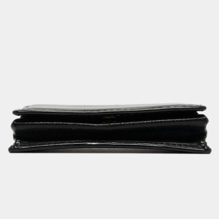 Pre Owned Louis Vuitton Black Epi Leather Porte-Monnaie Boite Coin Purse