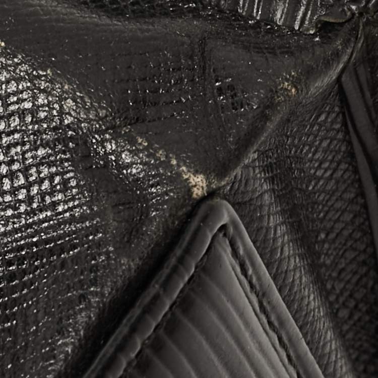 Pre Owned Louis Vuitton Black Epi Leather Porte-Monnaie Boite Coin Purse