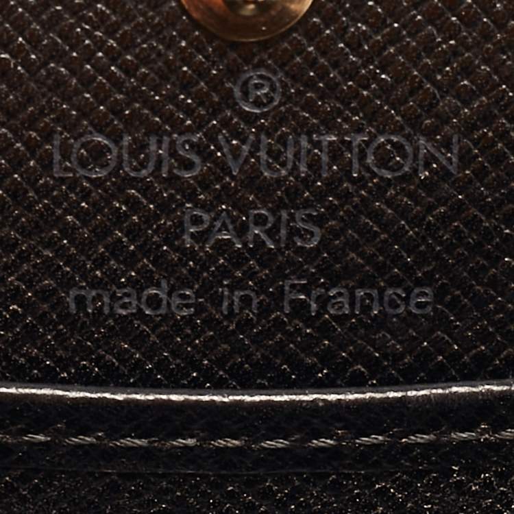 Pre Owned Louis Vuitton Black Epi Leather Porte-Monnaie Boite Coin Purse
