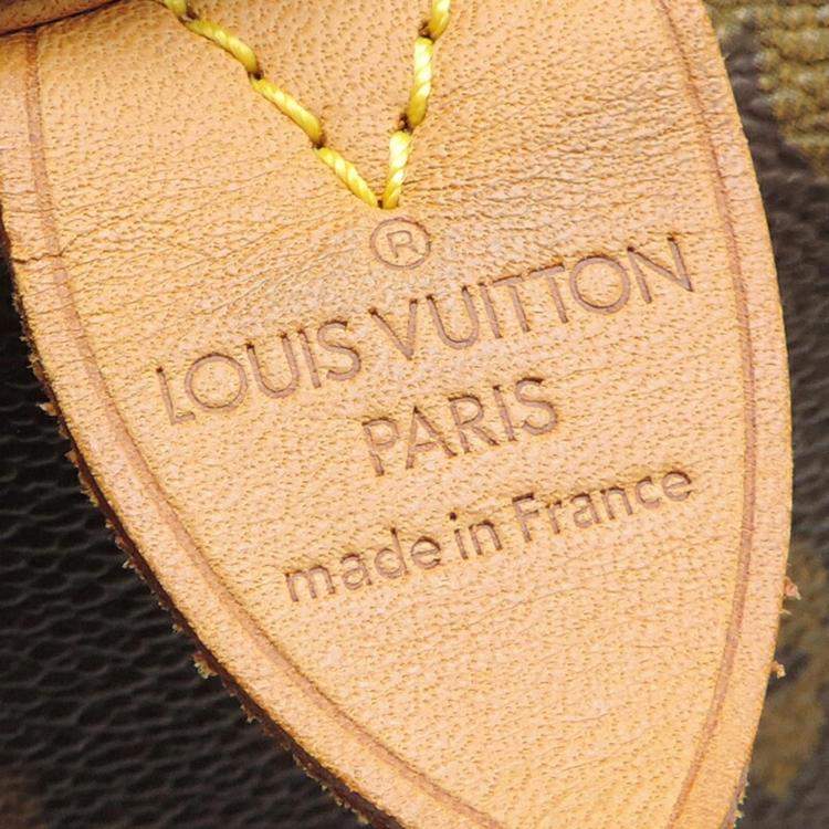 Pre Owned Louis Vuitton Brown Monogram Canvas Speedy 40 Handbag