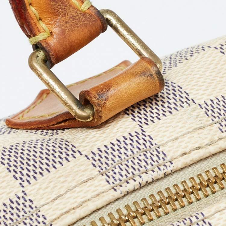 Pre Owned Louis Vuitton Damier Azur Canvas Speedy 30 Bag