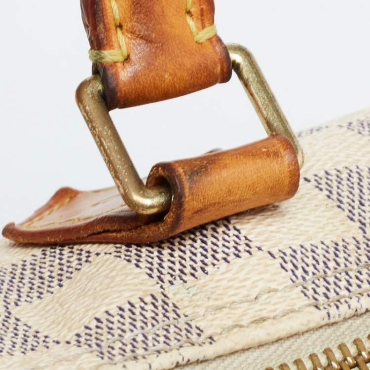 Pre Owned Louis Vuitton Damier Azur Canvas Speedy 30 Bag