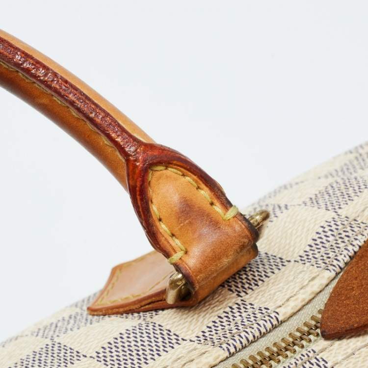 Pre Owned Louis Vuitton Damier Azur Canvas Speedy 30 Bag