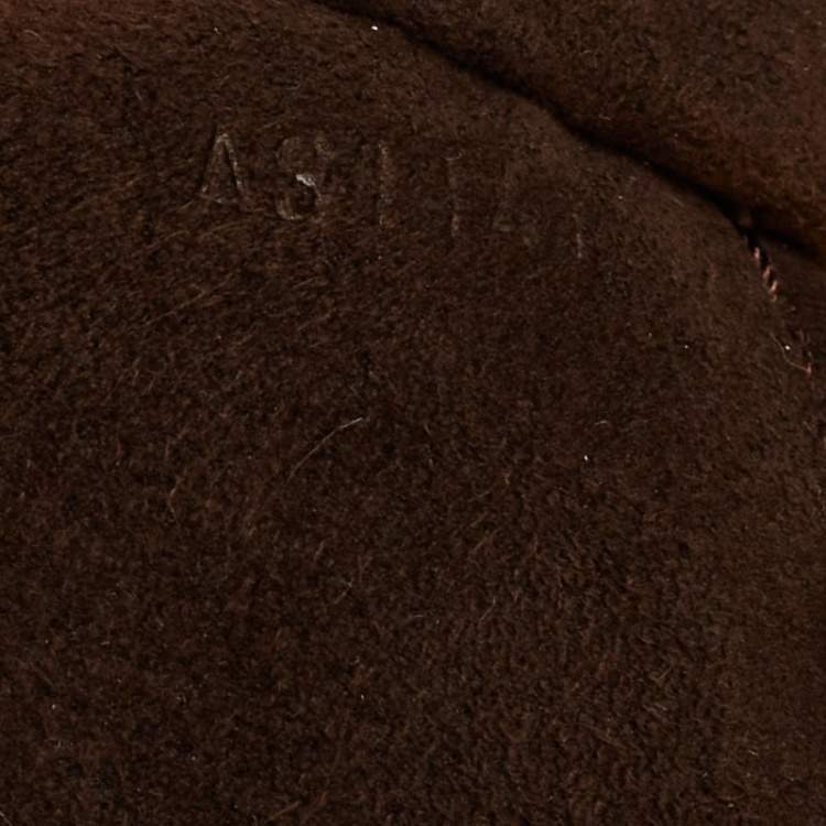 Pre Owned Louis Vuitton Black Monogram Mahina Leather Surya L Bag