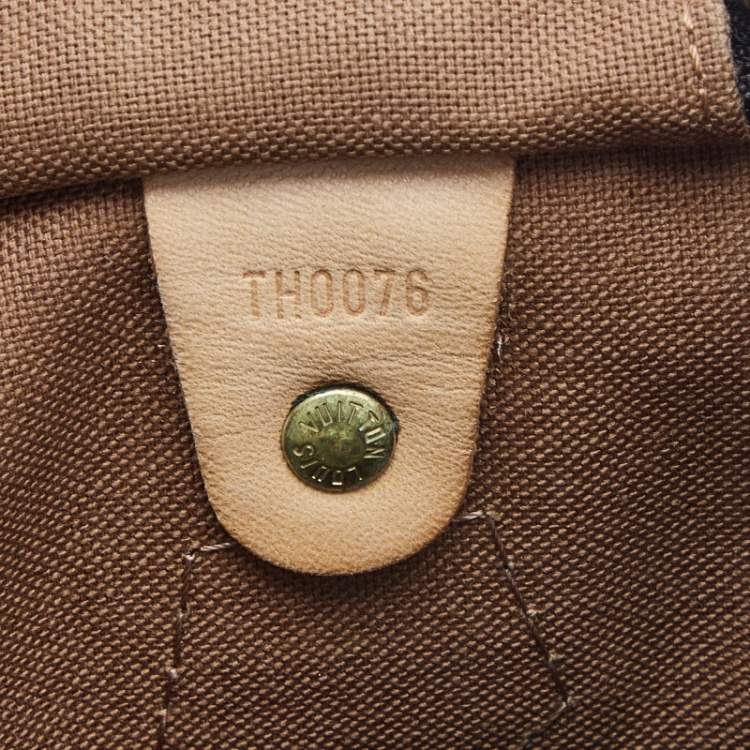 Pre Owned Louis Vuitton Monogram Canvas Speedy 30 Bag