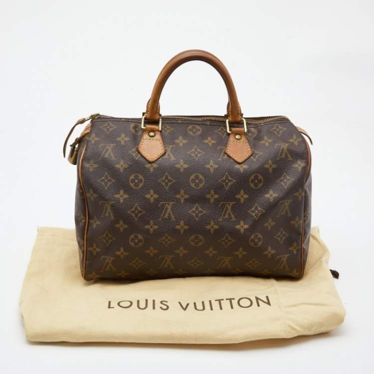 Pre Owned Louis Vuitton Monogram Canvas Speedy 30 Bag