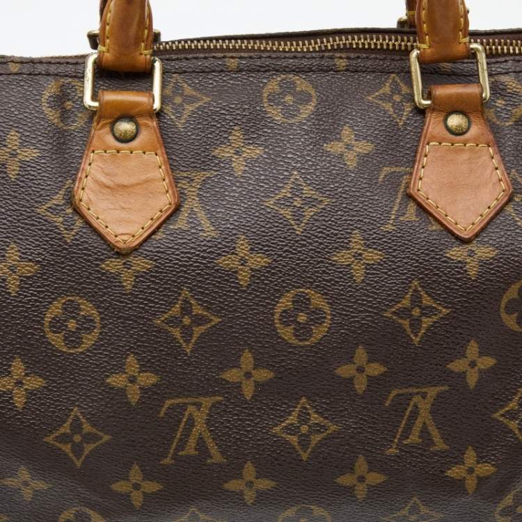 Pre Owned Louis Vuitton Monogram Canvas Speedy 30 Bag