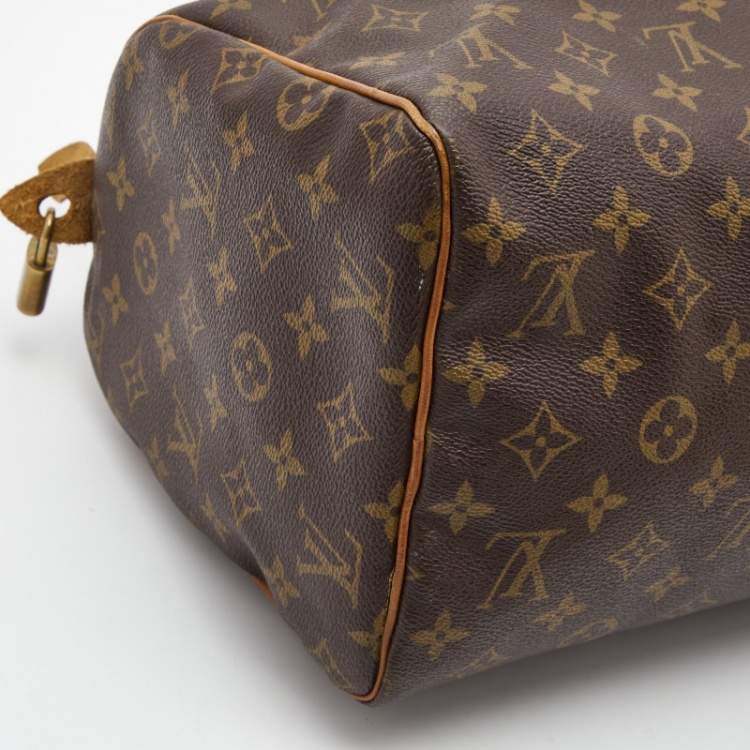 Pre Owned Louis Vuitton Monogram Canvas Speedy 30 Bag