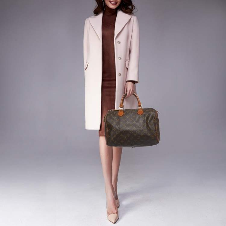 Pre Owned Louis Vuitton Monogram Canvas Speedy 30 Bag