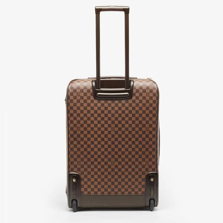 Pre Owned Louis Vuitton Damier Ebene Canvas Pegase 65 Luggage