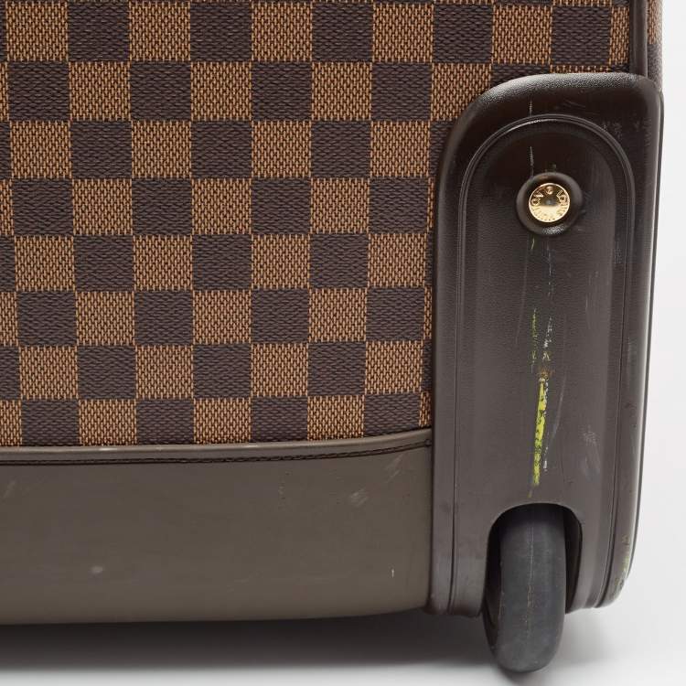 Pre Owned Louis Vuitton Damier Ebene Canvas Pegase 65 Luggage