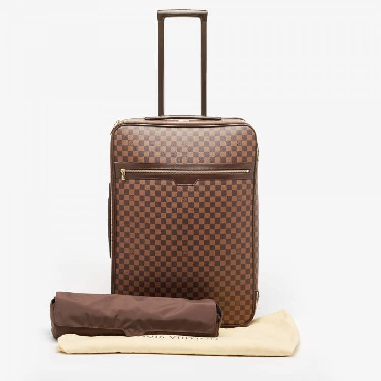 Pre Owned Louis Vuitton Damier Ebene Canvas Pegase 65 Luggage