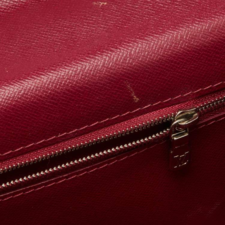 Pre Owned Louis Vuitton Fuchsia Epi Leather Monceau BB Bag