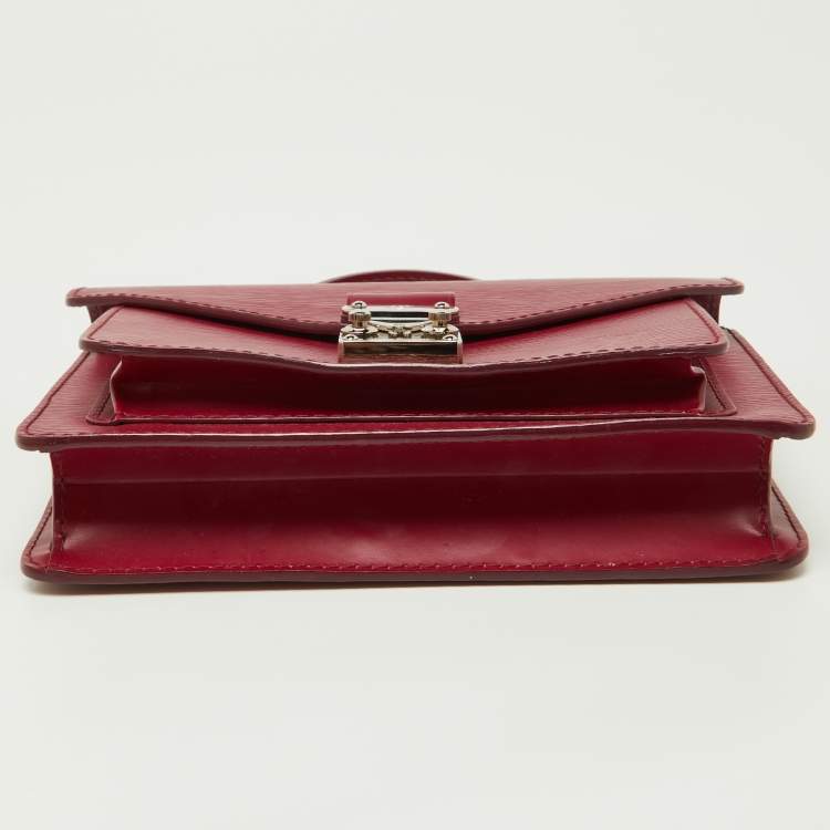 Pre Owned Louis Vuitton Fuchsia Epi Leather Monceau BB Bag