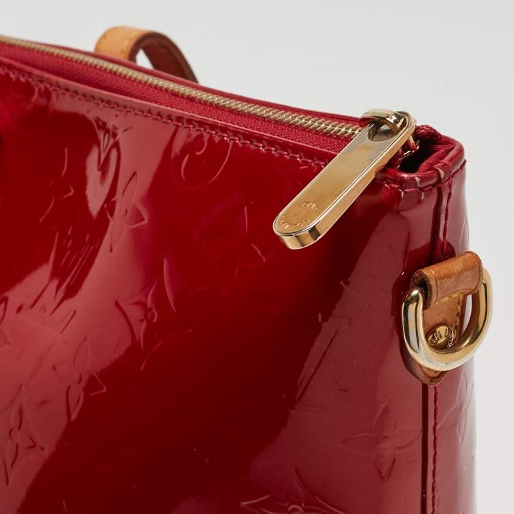 Pre Owned Louis Vuitton Pomme D’amour Monogram Vernis Bellevue GM Bag