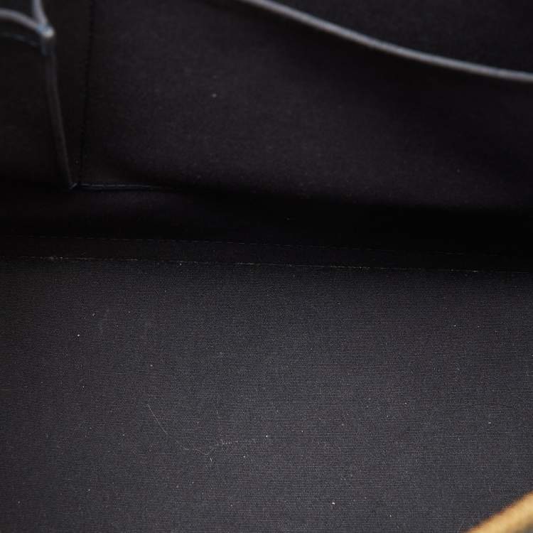 Pre Owned Louis Vuitton Bleu Infini Monogram Vernis Alma GM Bag
