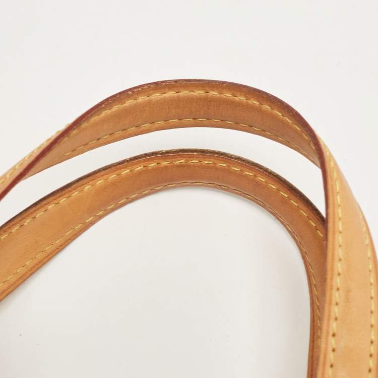 Pre Owned Louis Vuitton Jaune Passion Monogram Vernis Brea MM Bag