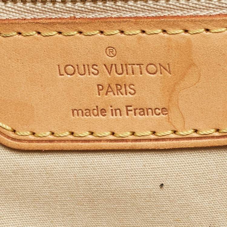 Pre Owned Louis Vuitton Jaune Passion Monogram Vernis Brea MM Bag