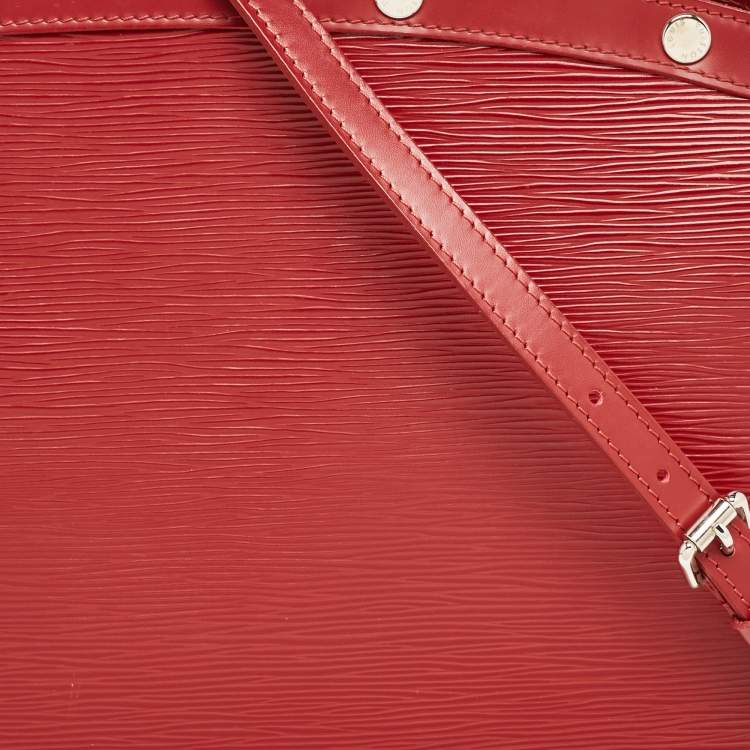 Pre Owned Louis Vuitton Rubis Epi Leather Brea GM Bag