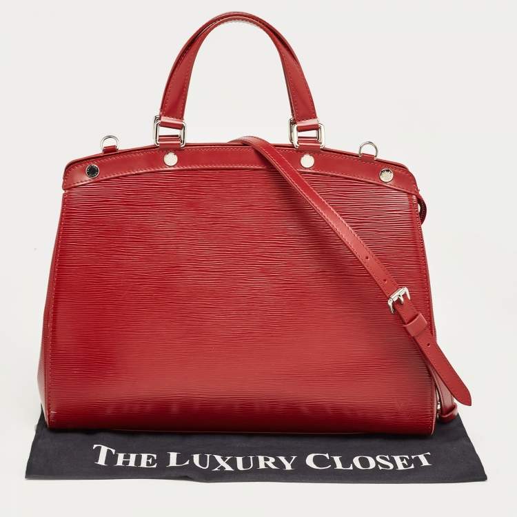 Pre Owned Louis Vuitton Rubis Epi Leather Brea GM Bag