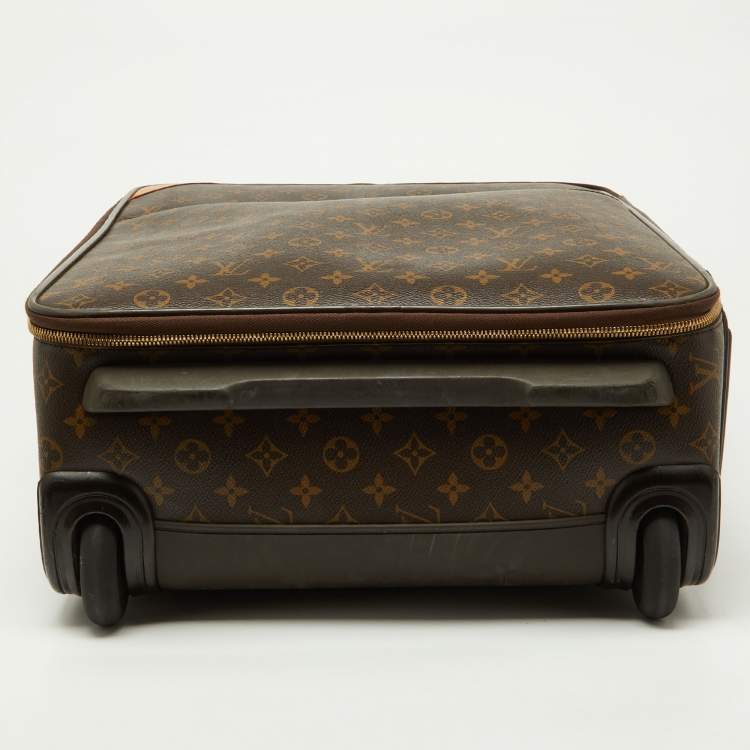 Pre Owned Louis Vuitton Monogram Canvas Business Pegase Legere 55 Luggage