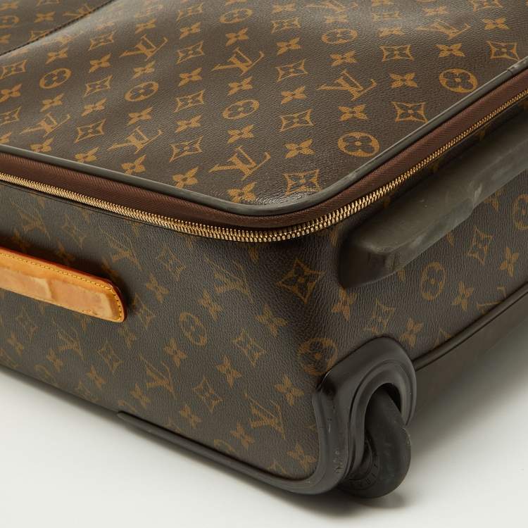Pre Owned Louis Vuitton Monogram Canvas Business Pegase Legere 55 Luggage