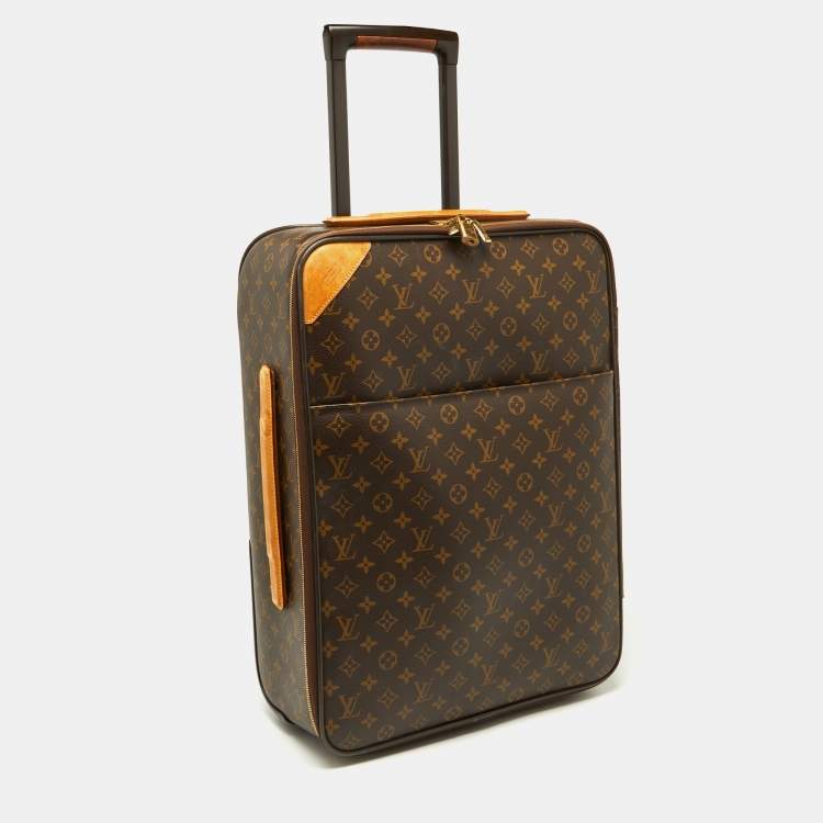 Pre Owned Louis Vuitton Monogram Canvas Business Pegase Legere 55 Luggage
