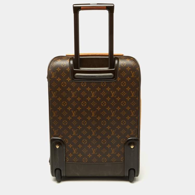 Pre Owned Louis Vuitton Monogram Canvas Business Pegase Legere 55 Luggage